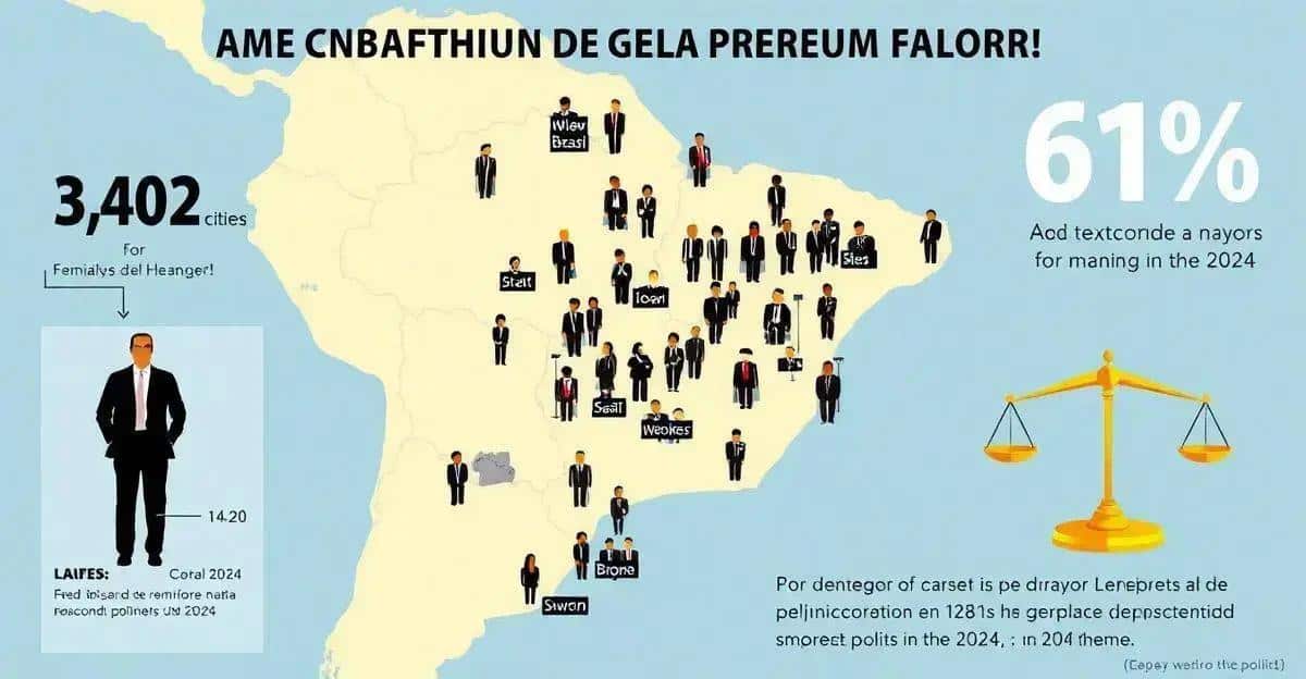 6 Cidades onde só homens disputam prefeituras em 2024