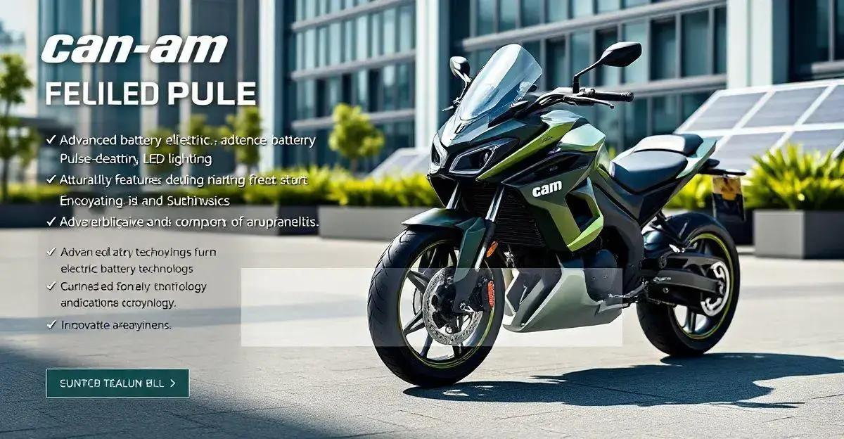 Can-Am Pulse: 5 Especificações e Preço da Motocicleta Elétrica