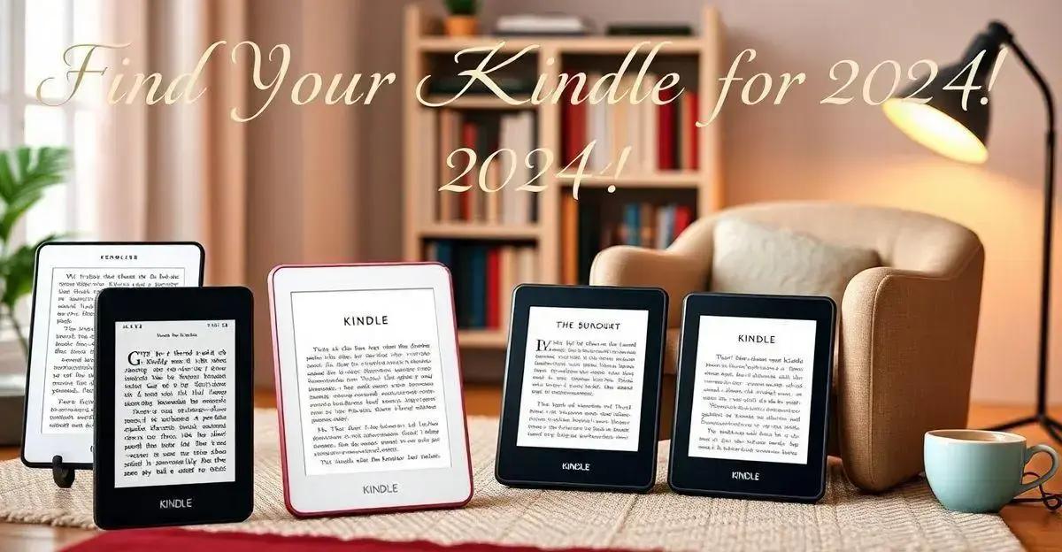 Comparativo entre os melhores Kindles