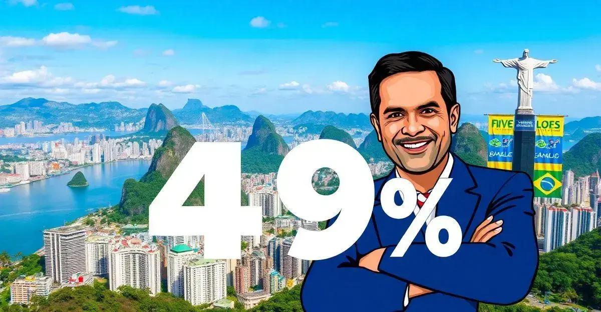 Eduardo Paes lidera com 49% na corrida pela Prefeitura do Rio