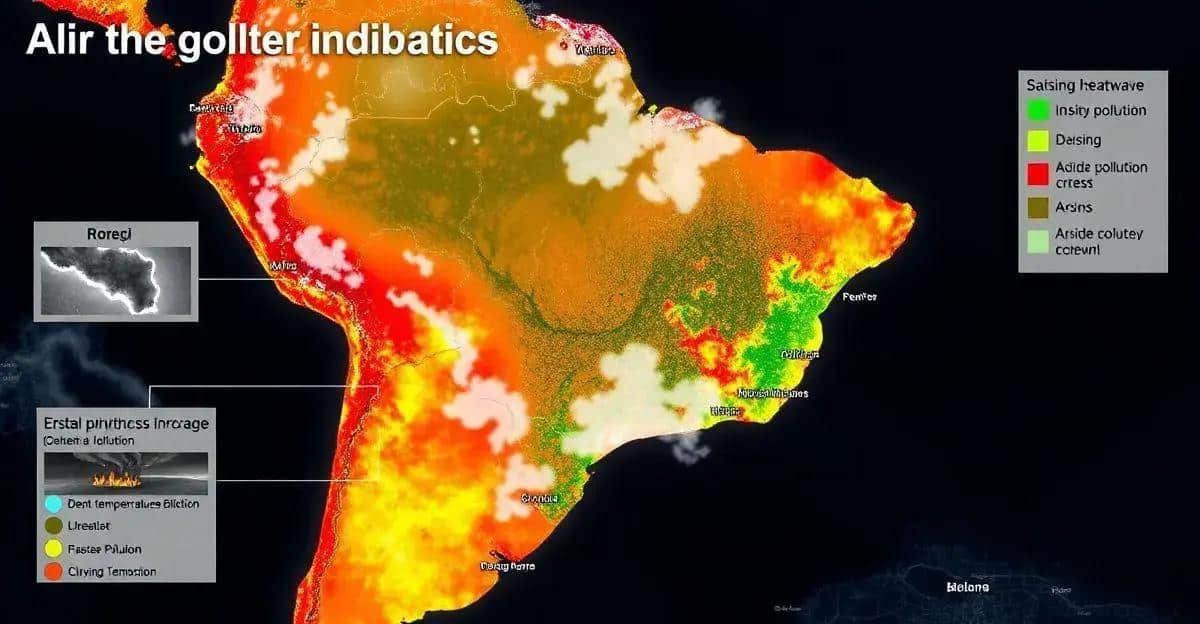 Mapa de Poluição do Ar no Brasil