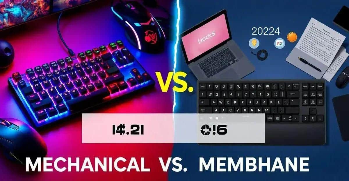 Teclados Mecânicos vs. Teclados de Membrana