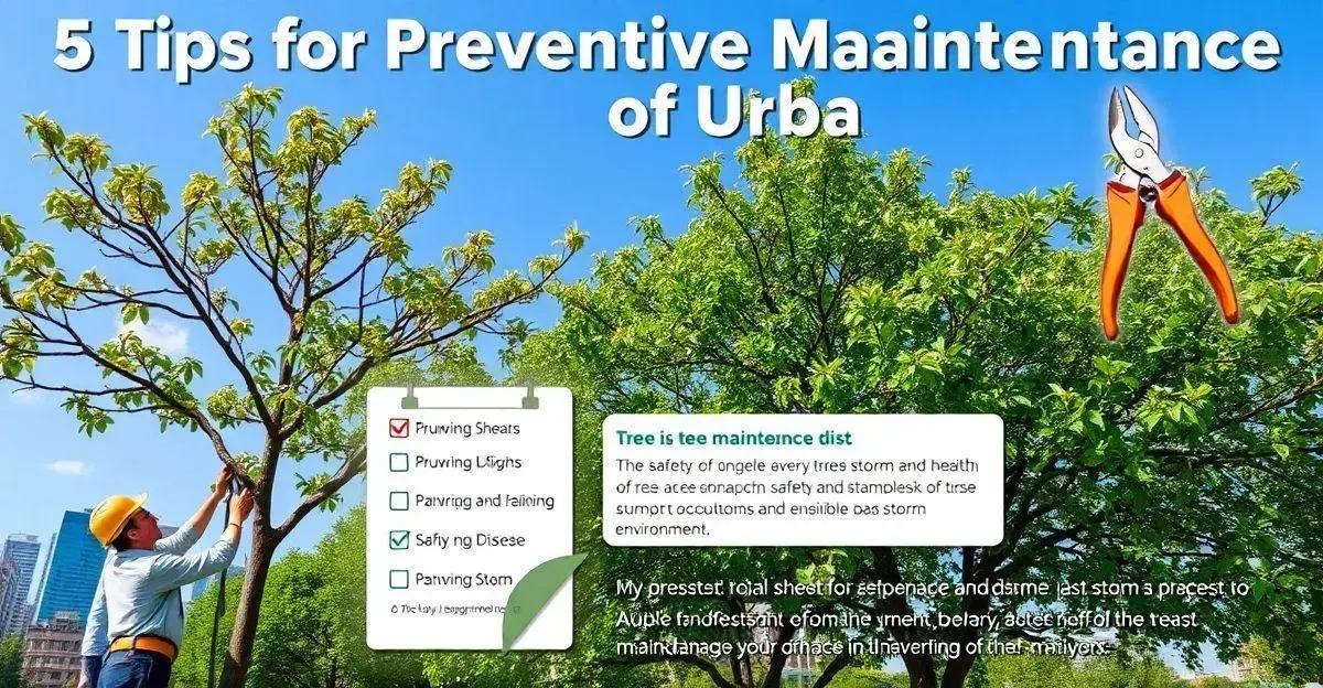 5 Dicas de Manutenção Preventiva para Árvores Urbanas