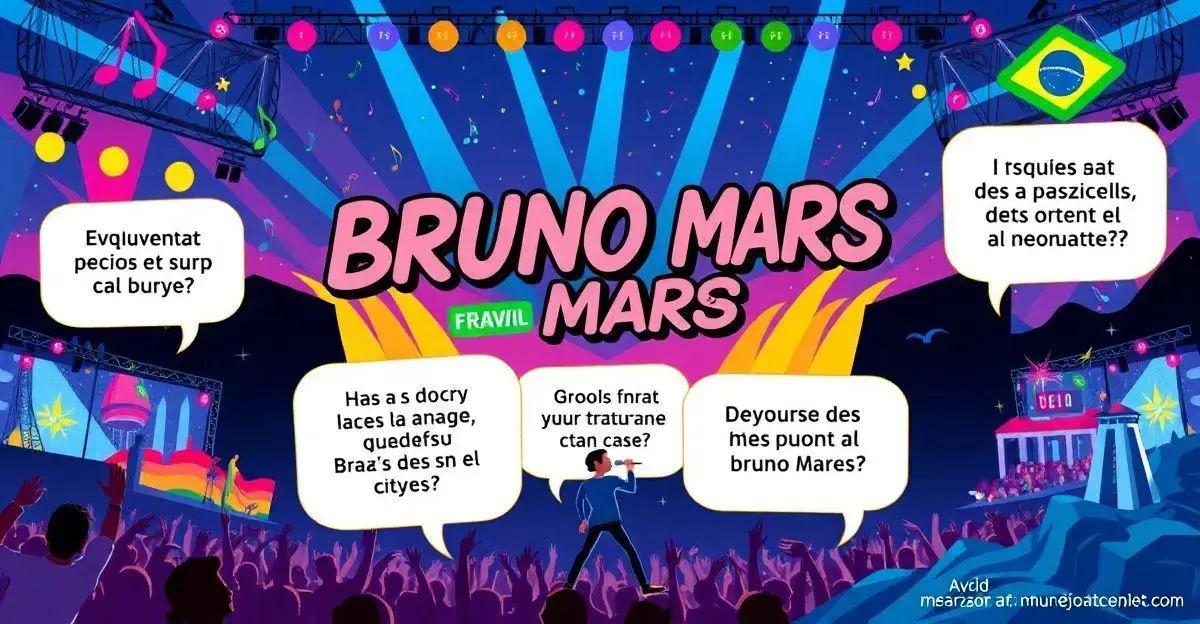 5 Dúvidas Frequentes sobre os Shows de Bruno Mars no Brasil