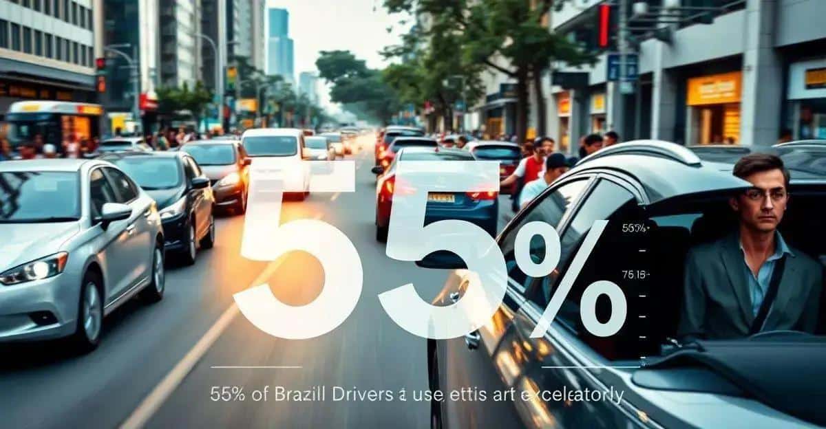 55% dos Motoristas Brasileiros Usam Acelerador em Excesso