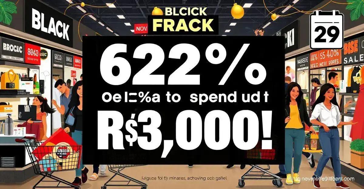 62% dos Brasileiros Vão Gastar Até R$ 3 Mil na Black Friday