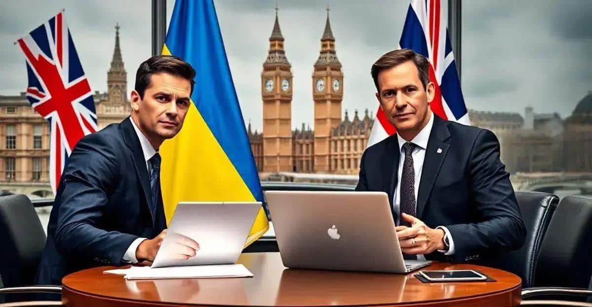 A Reunião de Zelensky e Starmer em Londres