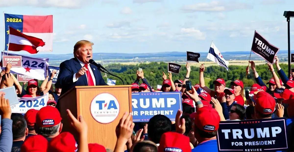 A Visita de Trump à Carolina do Norte