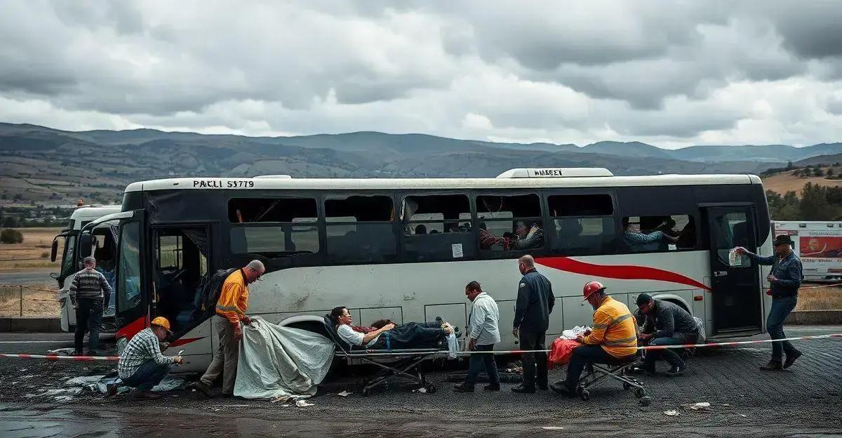 Acidente de ônibus na Turquia: 6 mortos e 25 feridos