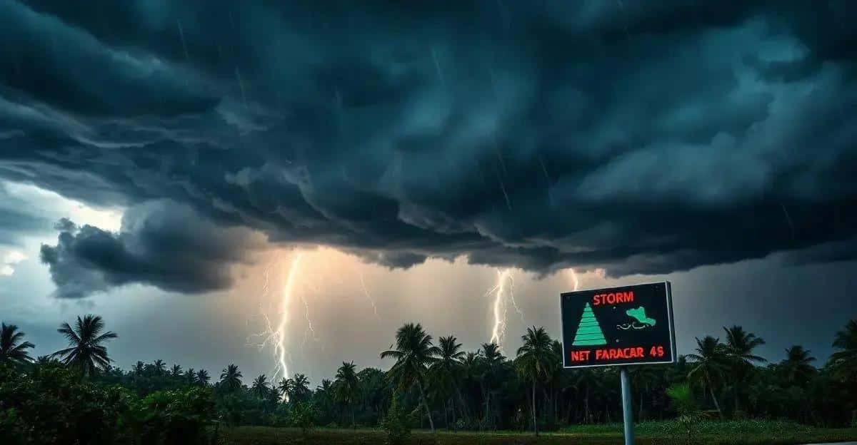 Alerta para Tempestades: Sul, Sudeste e Centro-Oeste em Risco