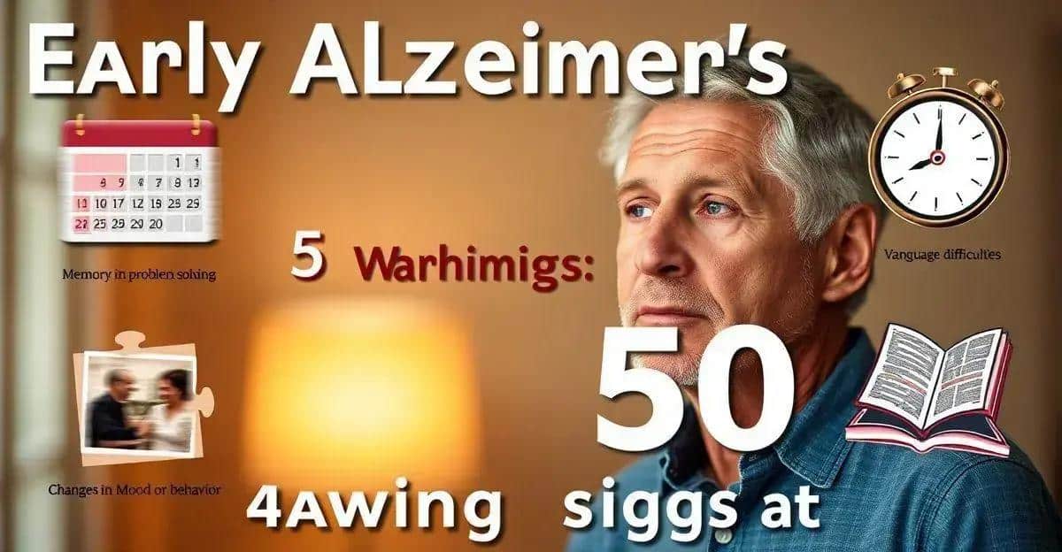 Alzheimer Precoce: 5 Sinais de Alerta aos 50 Anos