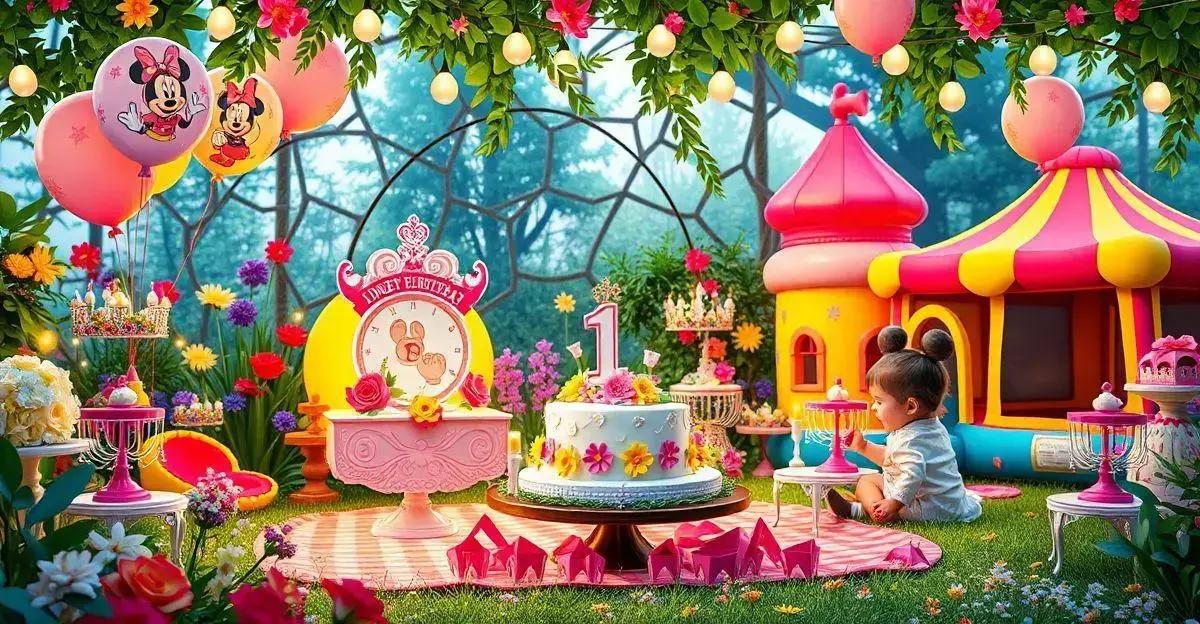 Aniversário de 1 ano de Maria Flor: Jardins da Disney