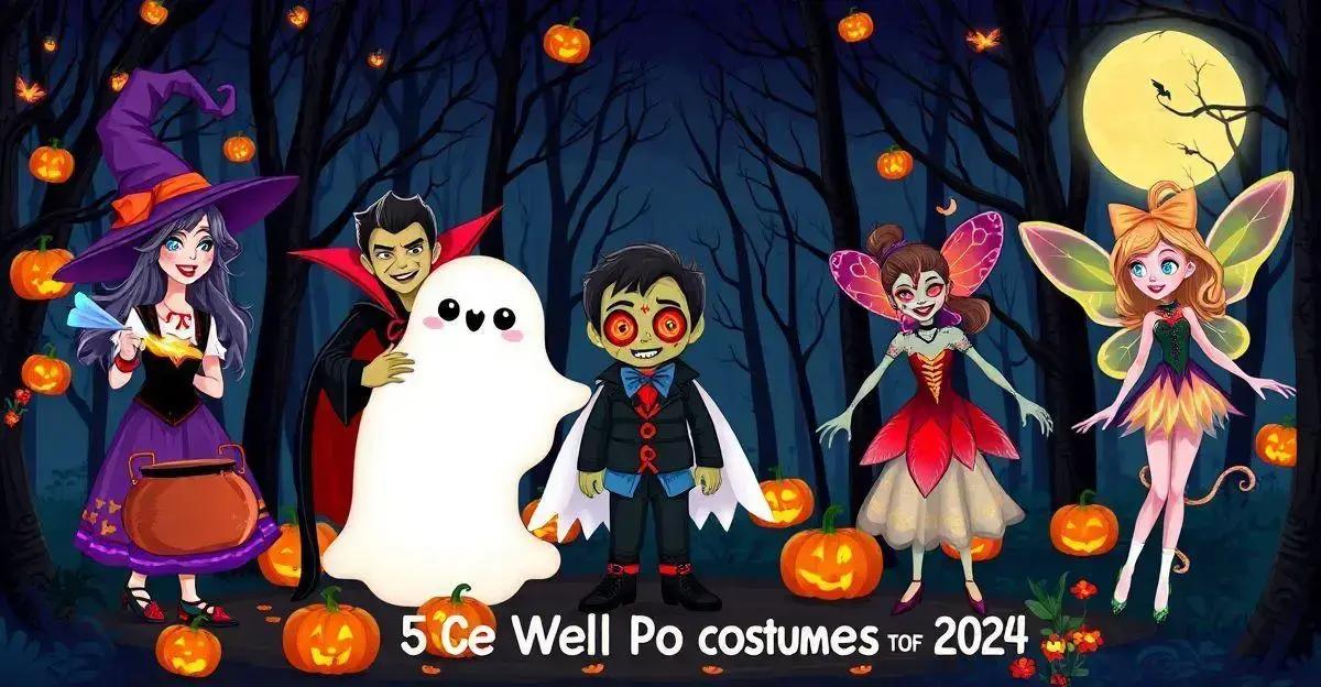 As 5 Fantasias de Halloween Mais Procuradas em 2024