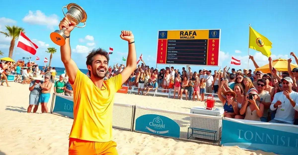 Beach Tennis: Rafa Miiller Mantém Liderança do Ranking Mundial