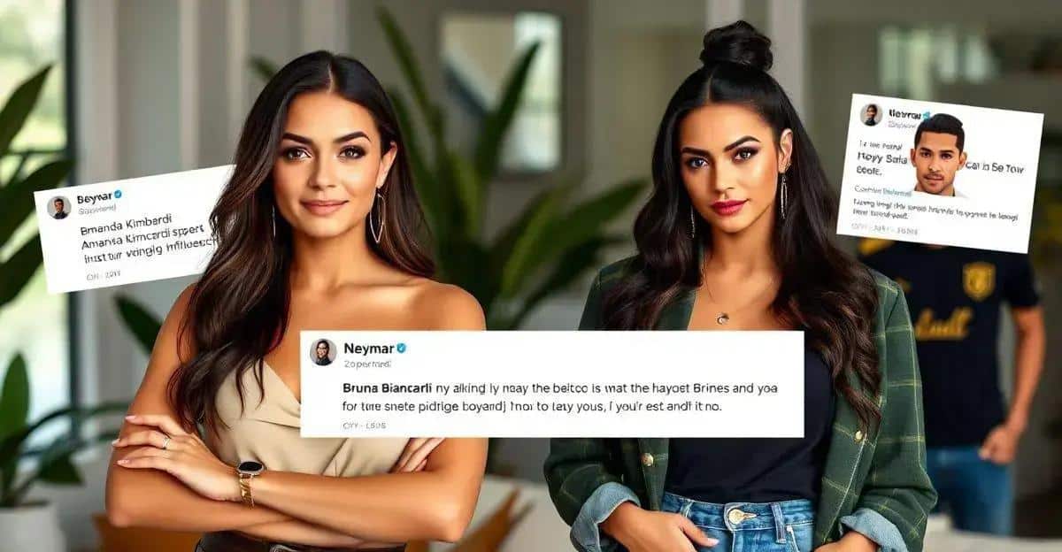 Bianca Biancardi defende irmã em polêmica com mãe de filha de Neymar