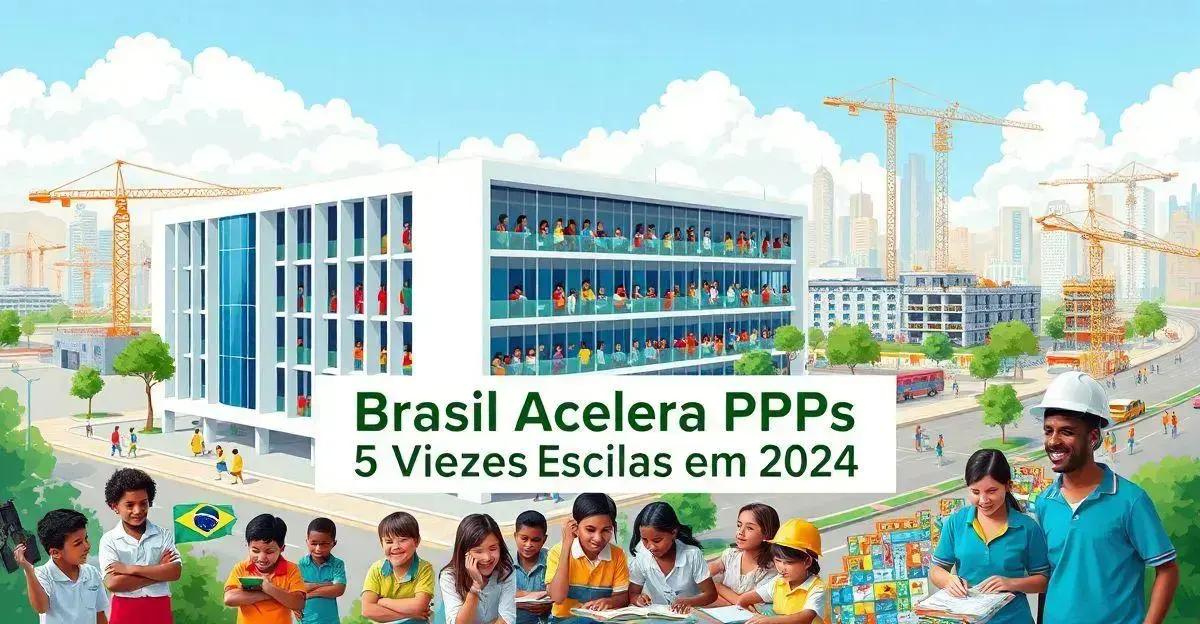 Brasil Acelera PPPs: 5 Vezes Mais Escolas em 2024