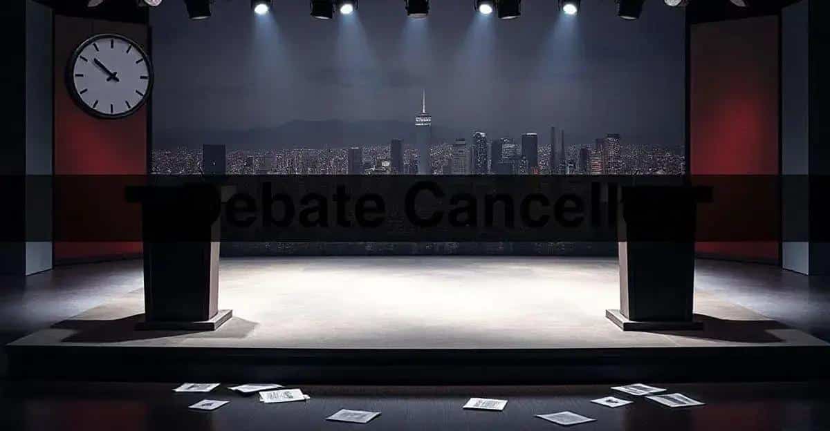 Cancelamento do Debate