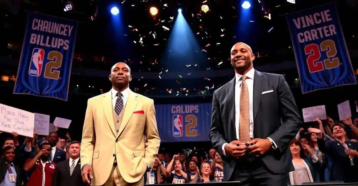 Chauncey Billups e Vince Carter: Indicação ao Hall da Fama