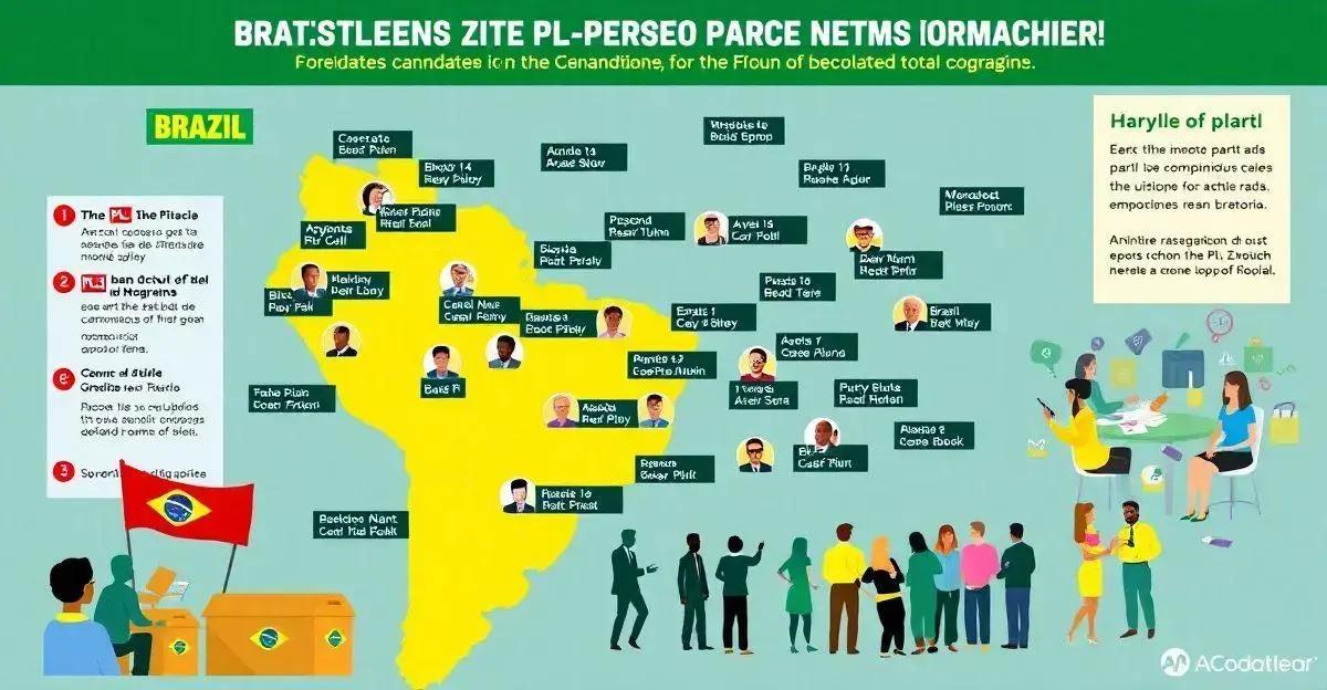 Cidades com candidatos do PL