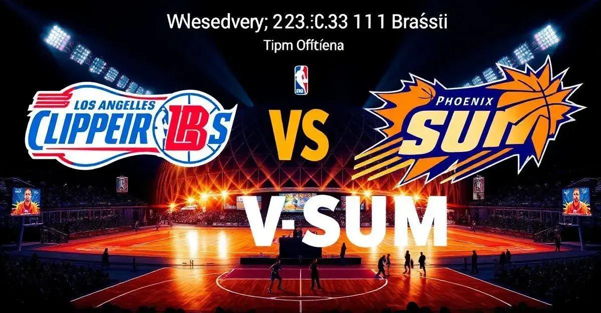 Clippers x Suns: Horário e Onde Assistir ao Jogo da NBA