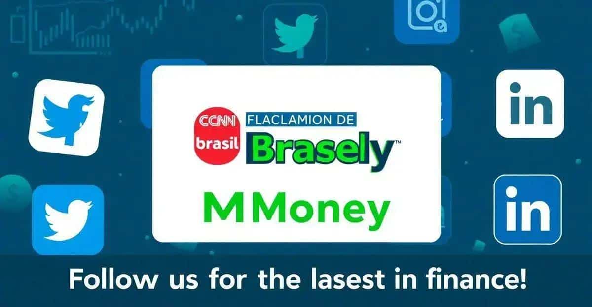 Como acompanhar o CNN Brasil Money nas redes sociais