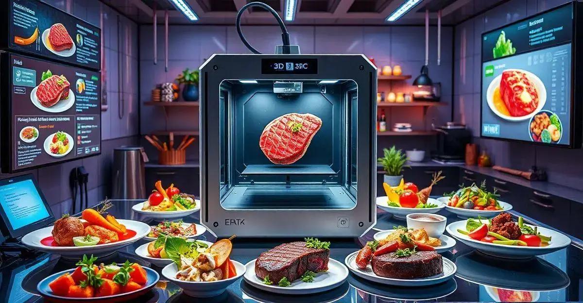 Como Funciona a Impressão 3D de Carne