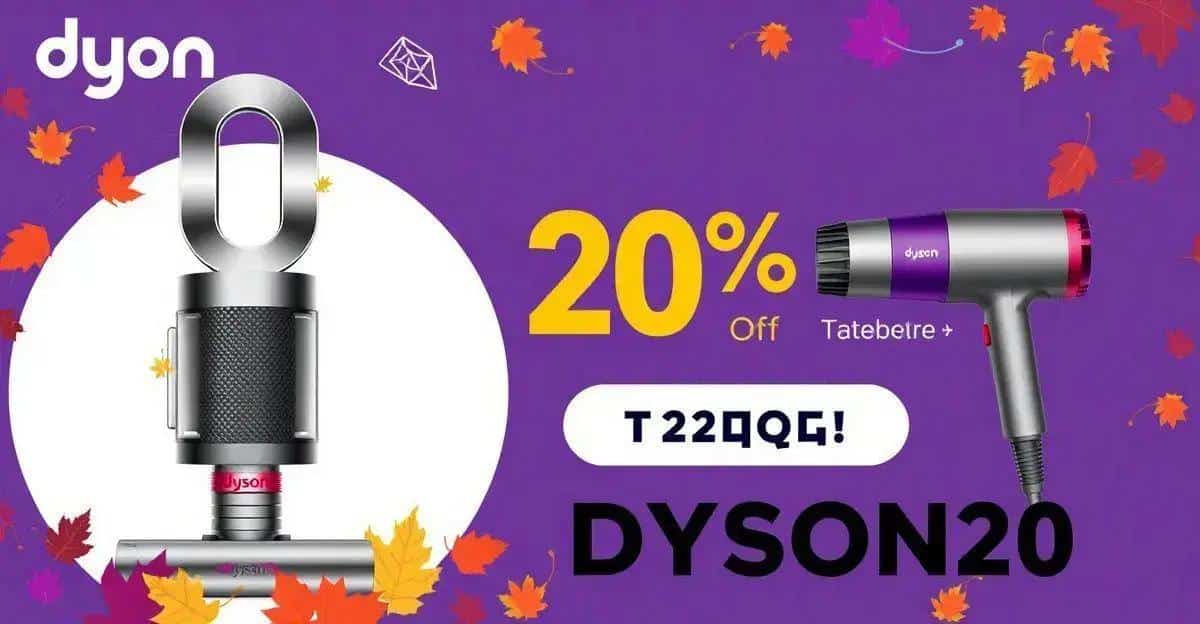 Como Funciona o Código Promocional Dyson