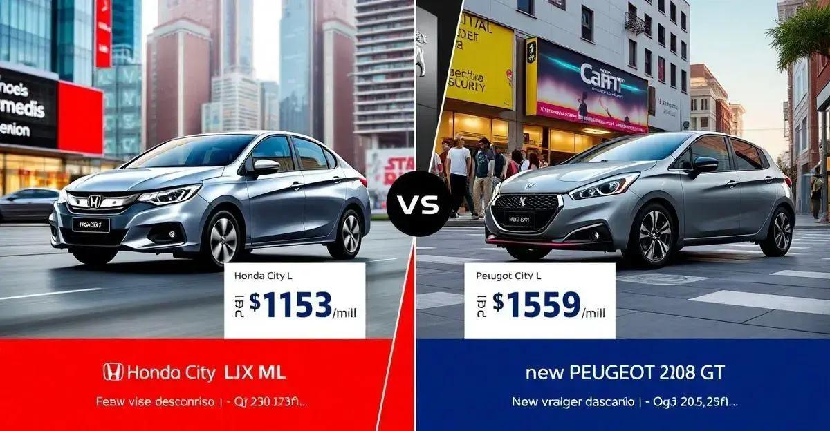 Comparativo: Honda City ou Peugeot 208? Veja qual escolher!