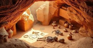 Descoberta de Túmulo com Esqueletos Sob o Tesouro em Petra