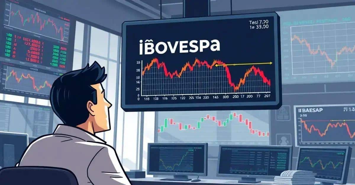 Desempenho do Ibovespa no início da semana