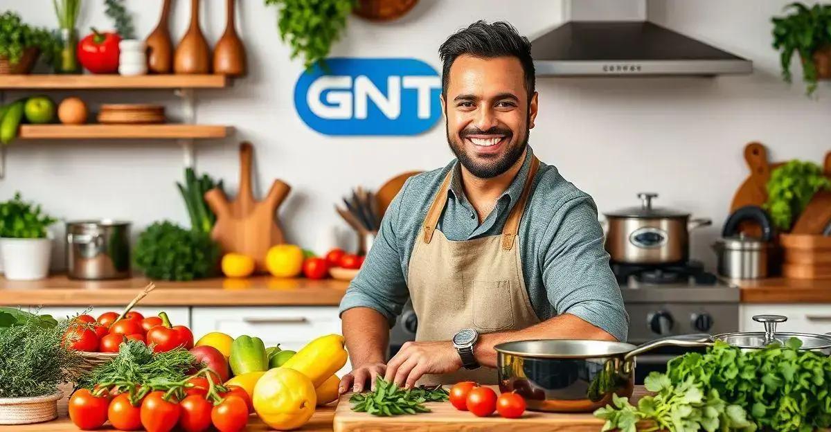 Diogo Nogueira apresenta novo programa de culinária no GNT