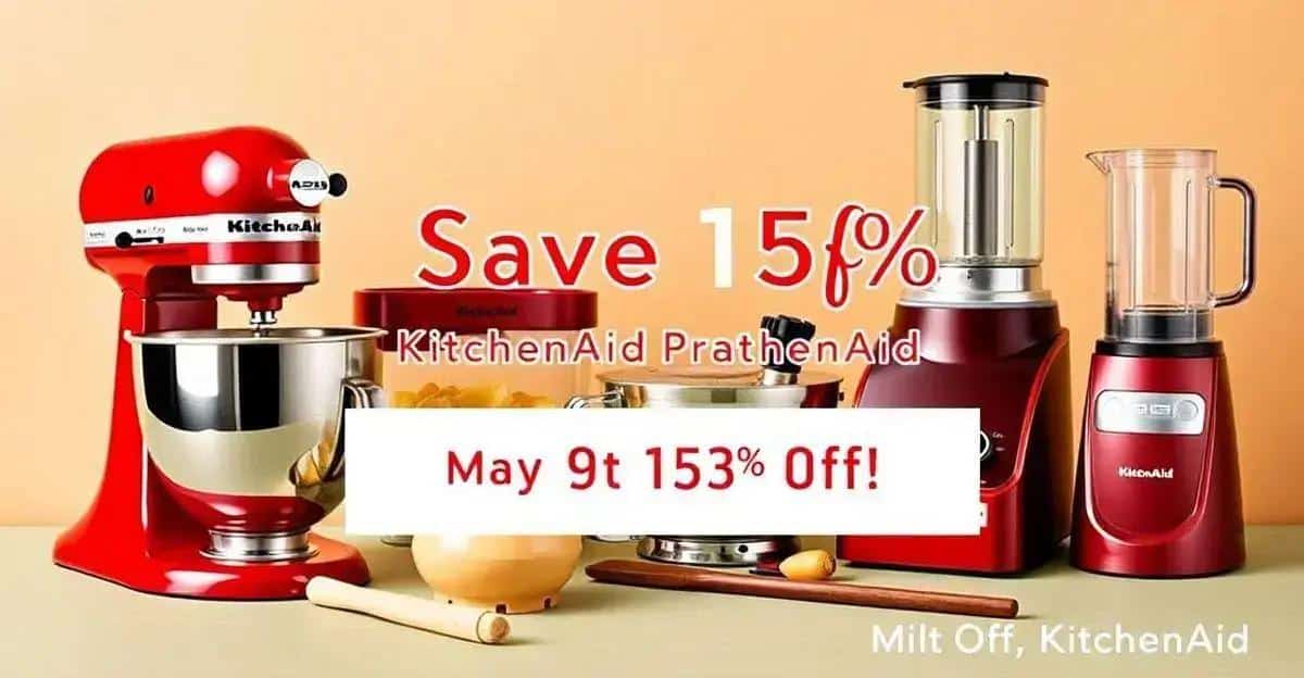 Economize 15% com Código Promocional KitchenAid