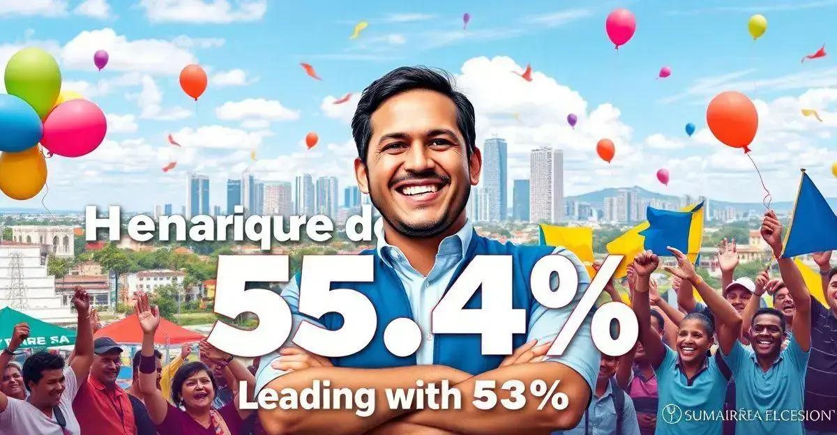 Eleição em Sumaré: Henrique do Paraíso lidera com 55,4%