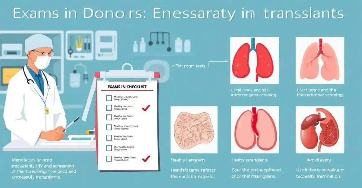 Exames em Doadores: Segurança Garantida em Transplantes