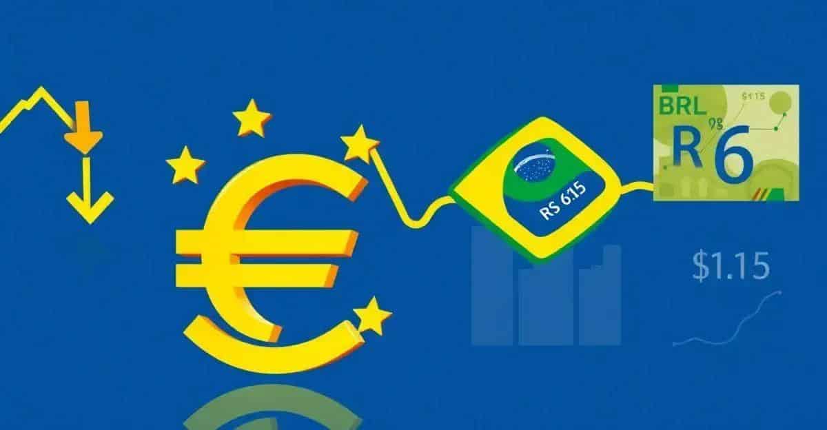 Fatores que Influenciam a Queda do Euro