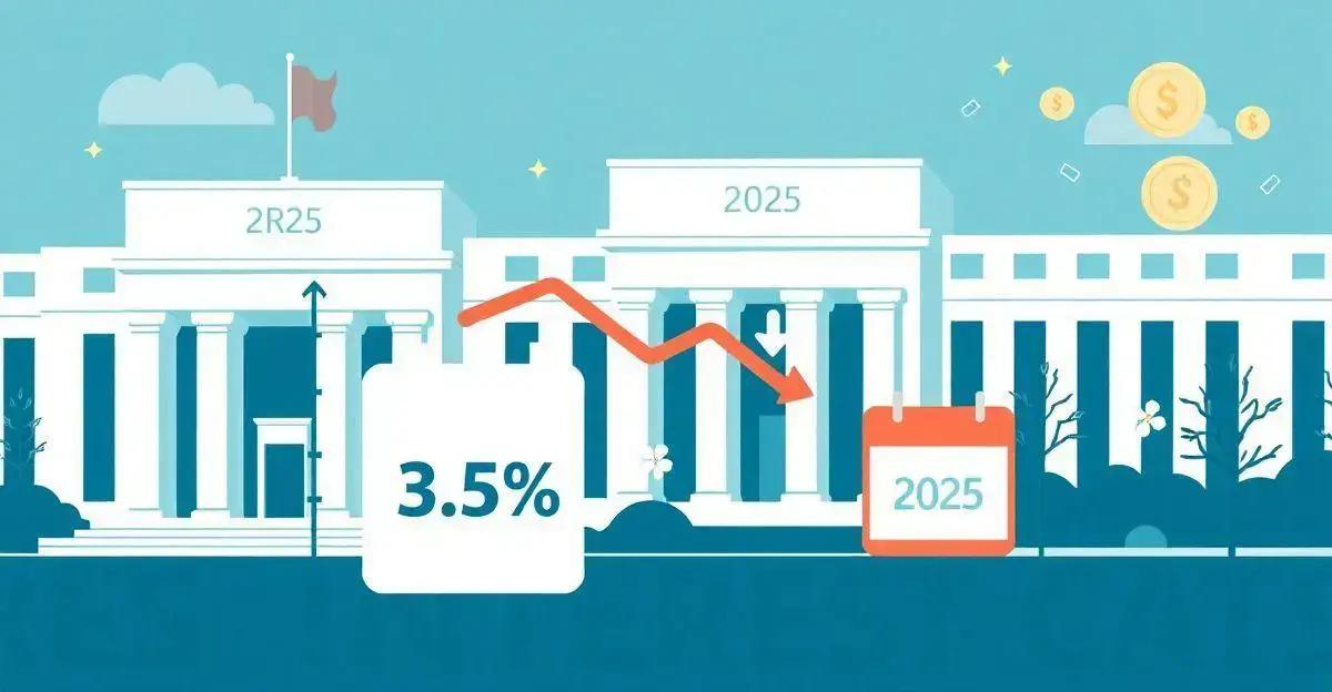 Fed deve cortar juros para 3,5% até 2025