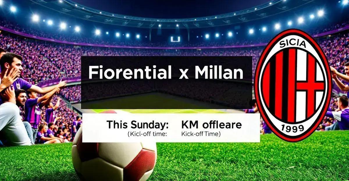 Fiorentina x Milan: Horário e Onde Assistir ao Jogo