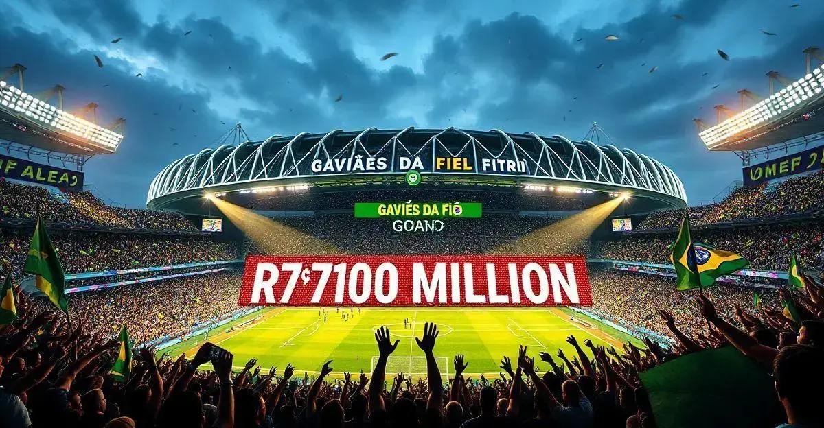 Gaviões da Fiel: R$700 milhões em crowdfunding para estádio