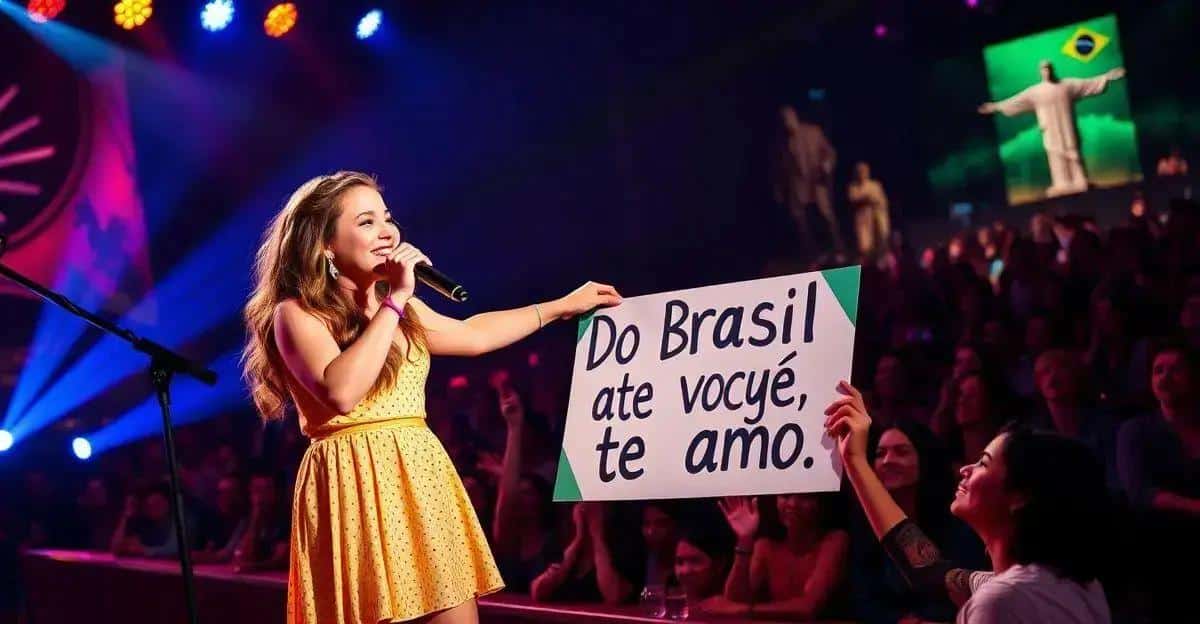 Histórico de Sabrina Carpenter no Brasil