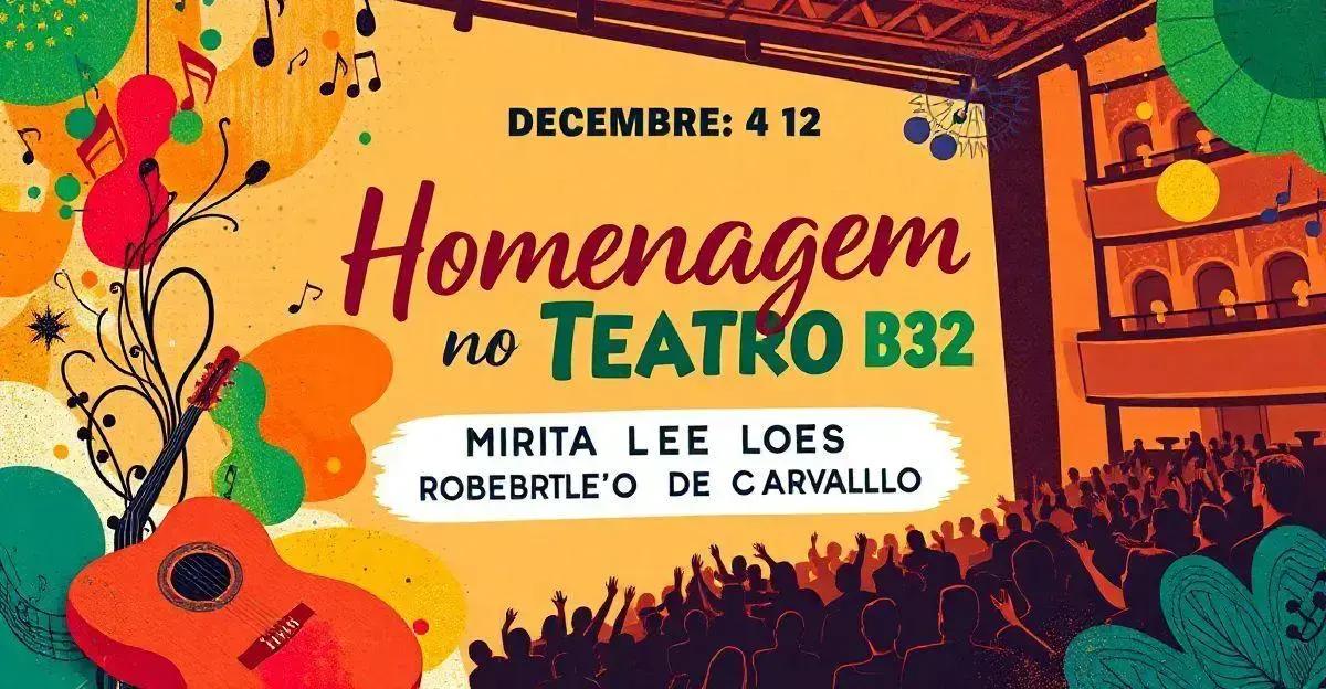 Homenagem no Teatro B32