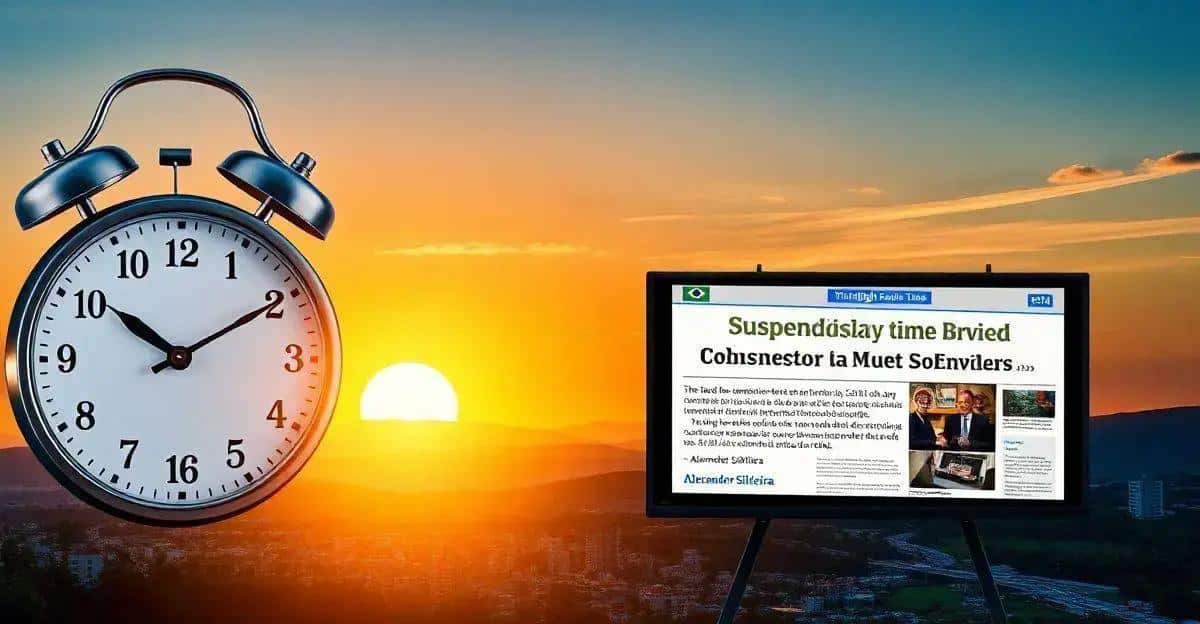 Impactos da Suspensão do Horário de Verão