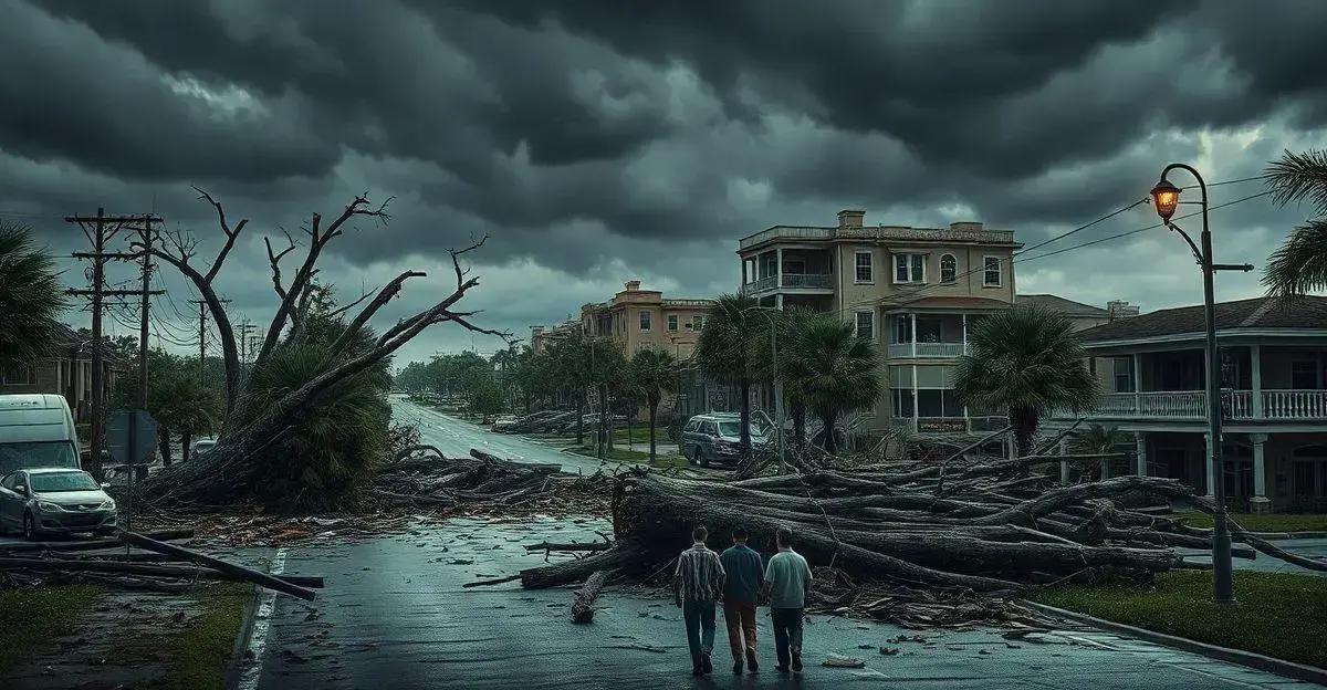 Impactos do Tornado em Fort Pierce