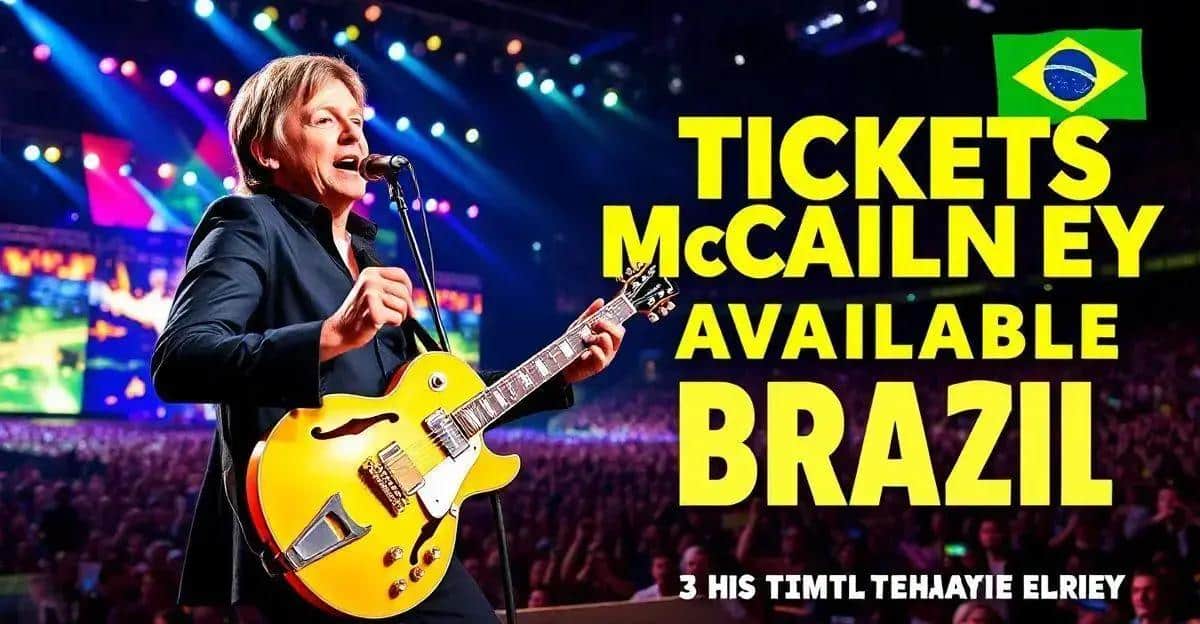 Ingressos Disponíveis para Shows de Paul McCartney no Brasil