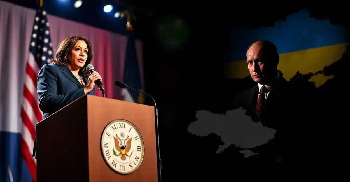 Kamala Harris: Putin em Kiev se Trump vencer em 2024