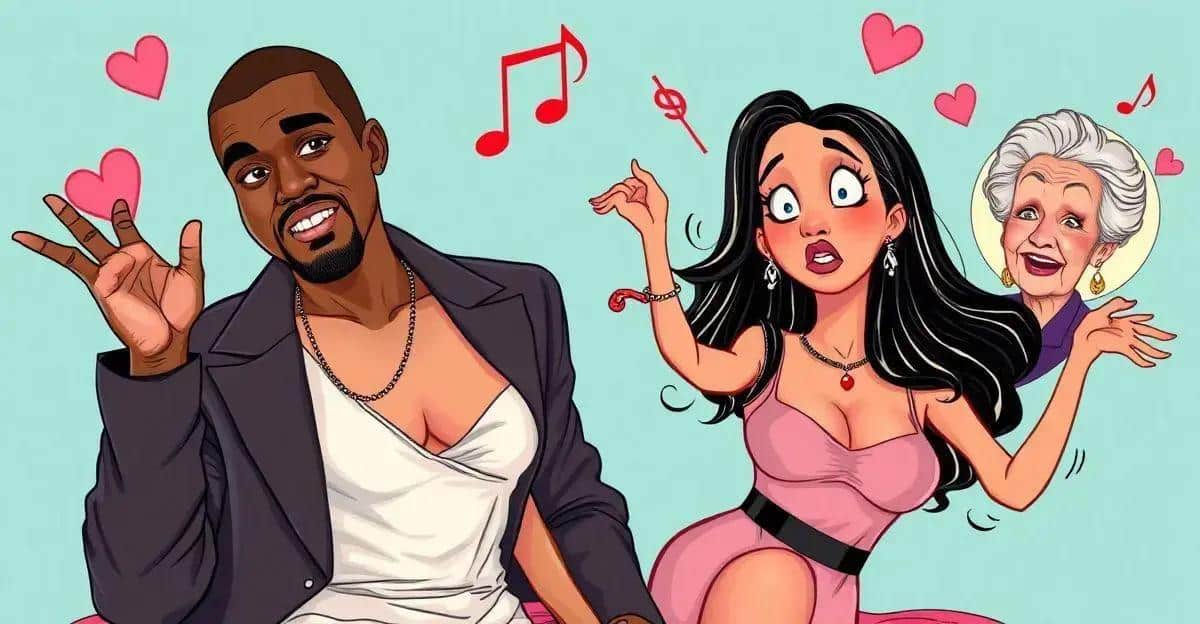 Kanye West e suas polêmicas: fantasias com a sogra?