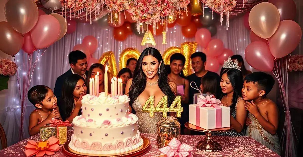 Kim Kardashian: 44 Anos de Festa e Presentes Incríveis