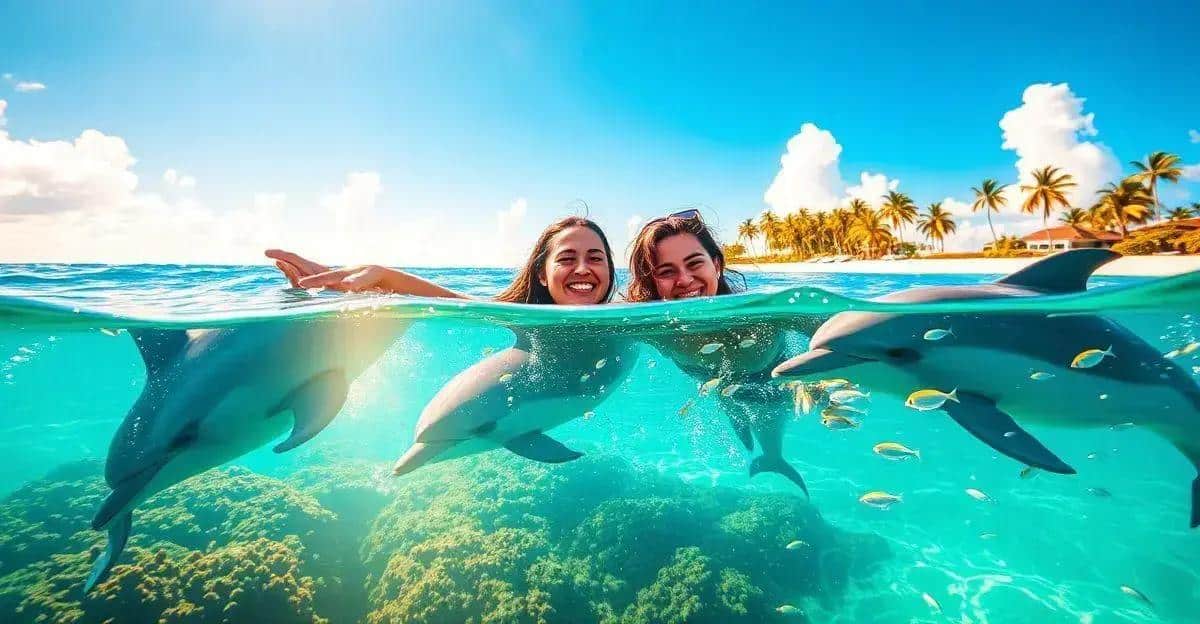 Lauana Prado e Tati Dias: Férias Incríveis no Caribe com Golfinhos