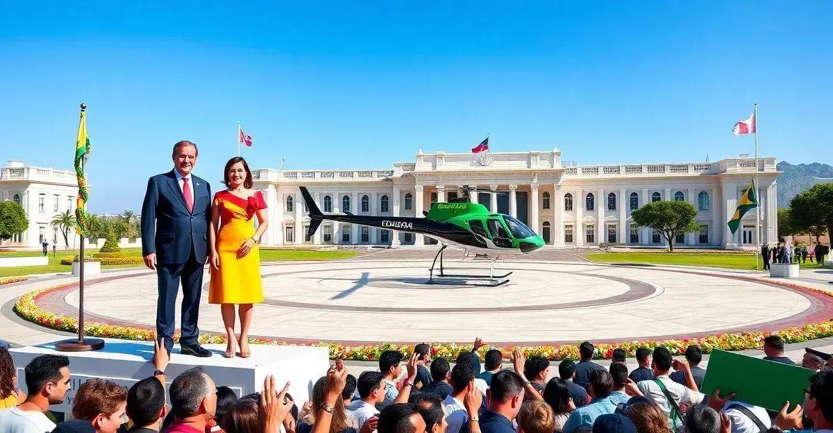 Lula e Janja: Inauguração do Heliponto do Palácio do Planalto