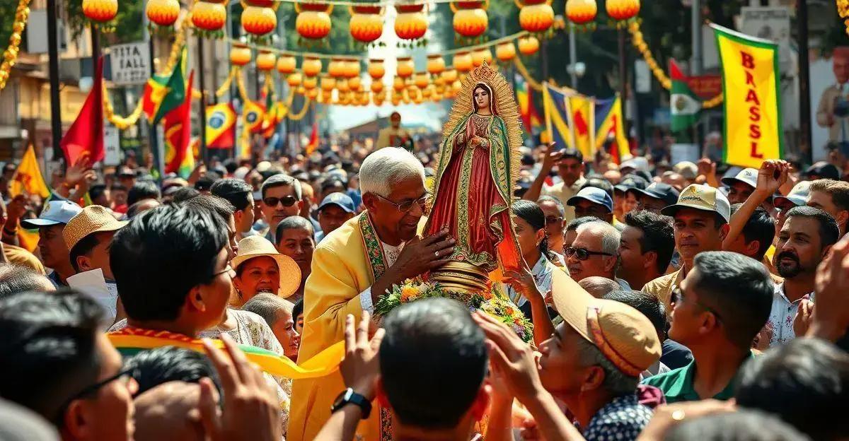 Lula Recebe Imagem de Nossa Senhora de Nazaré no Círio