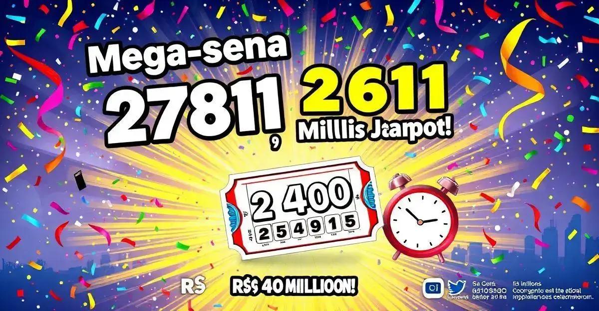 Mega-Sena 2781: Prêmio de R$ 40 Milhões nesta Terça-feira